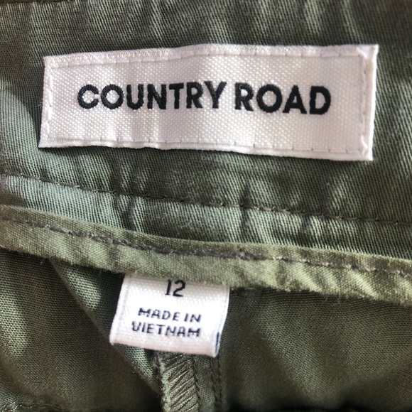 🌿 COUNTRY ROAD 🌿 ladies green trousers size 12 - Picture 4 of 4